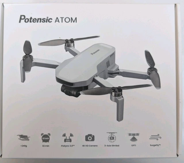 Drone Potensic Atom 4K 3-Axis Gimbal Fly More Combo