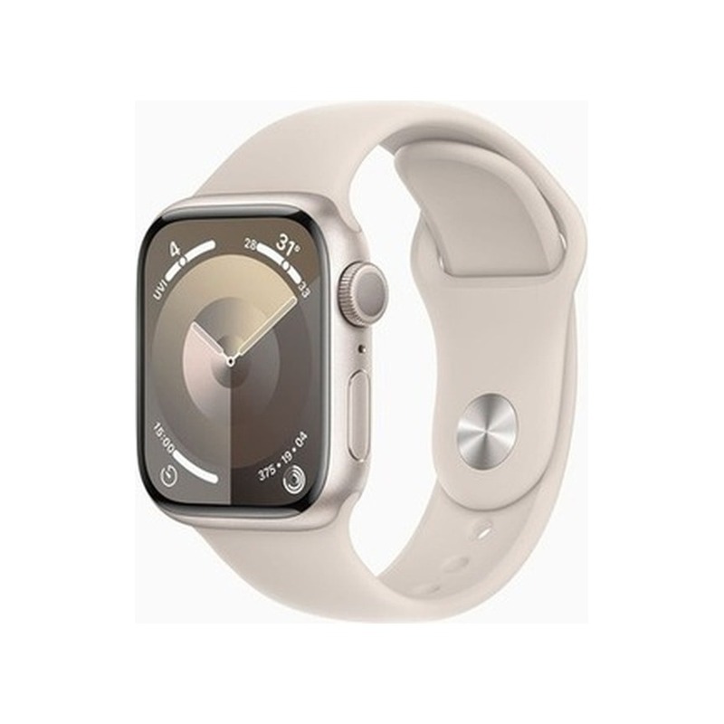 Apple Watch Series 9 GPS 45mm Tela 2000 nits e Toque Duplo