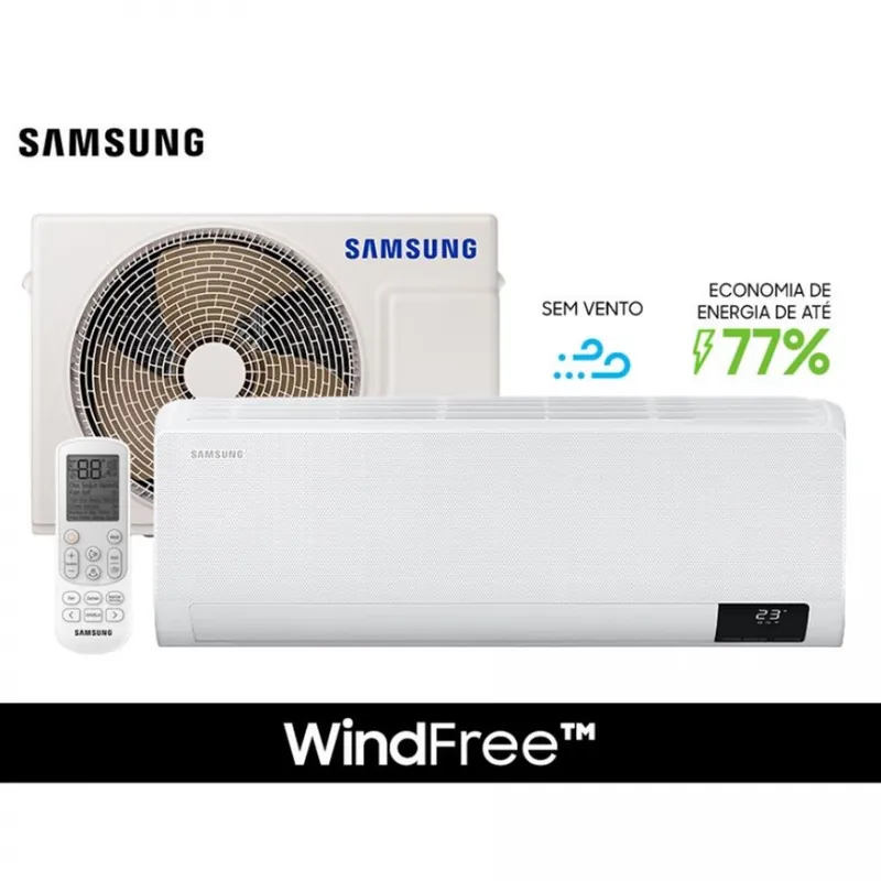 Ar-Condicionado Split Inverter Samsung WindFree 12.000 BTUs