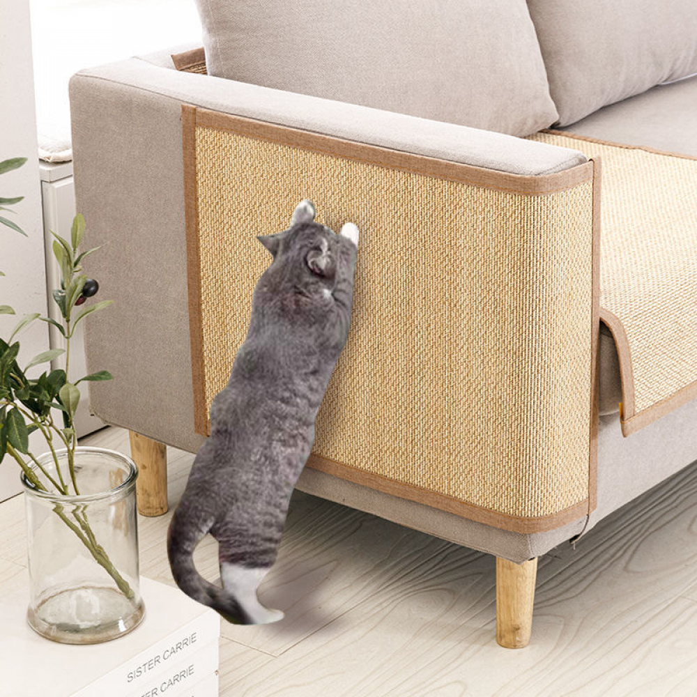 Arranhador Protetor de Canto de Sofá em Sisal para Gatos (Par)