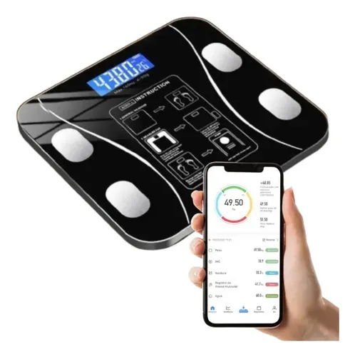 Balança de Bioimpedância WISO Smart Bluetooth W905