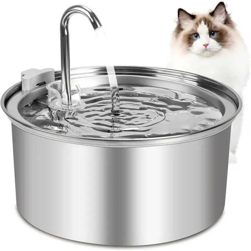 Bebedouro Fonte Pet Freedom Inox Bivolt 2 Litros