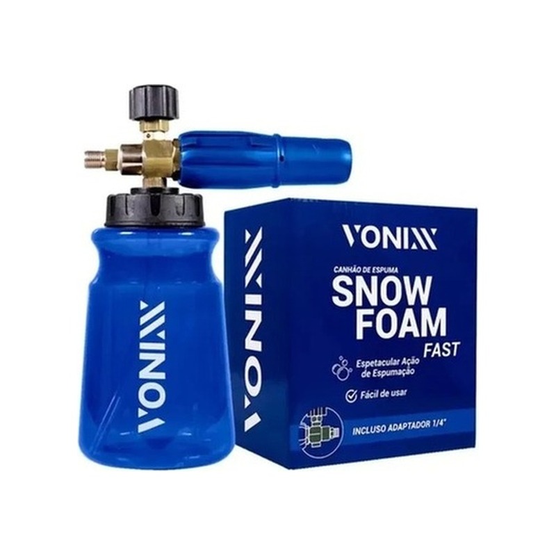 Canhão de Espuma Snow Foam Vonixx Fast Foam 1L Encaixe Rápido