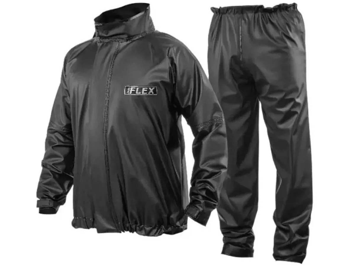 Conjunto de Chuva para Moto Delta Flex em Nylon Leve e Compacto