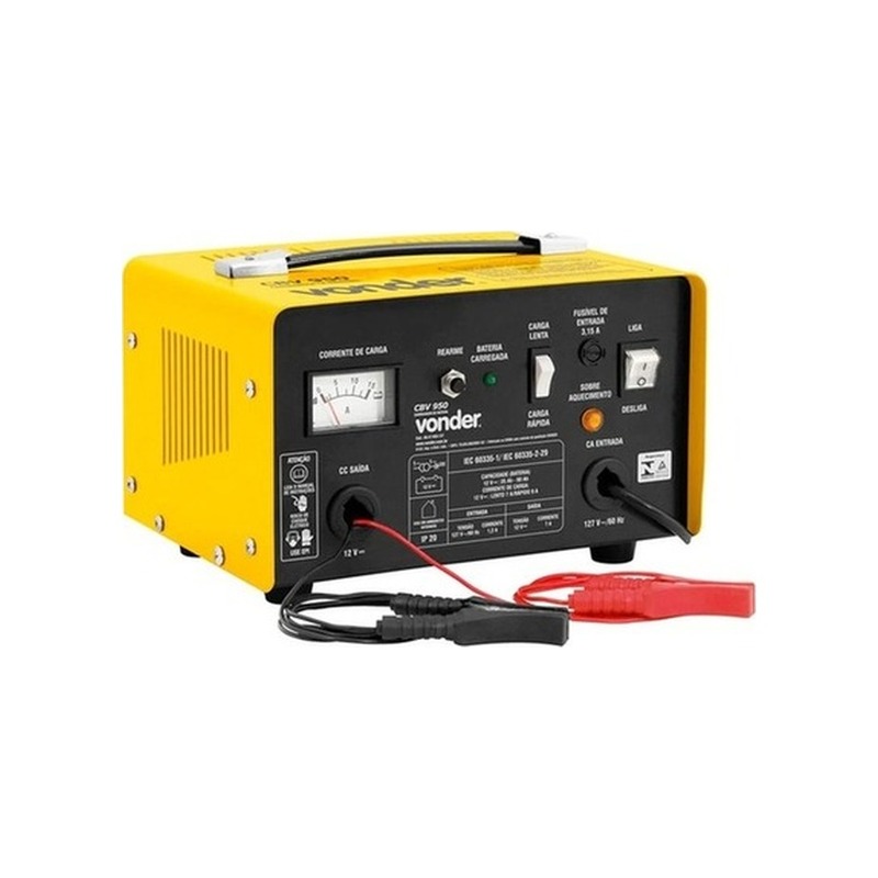 Carregador de Bateria Automotivo Vonder CBA 064 12V 6A