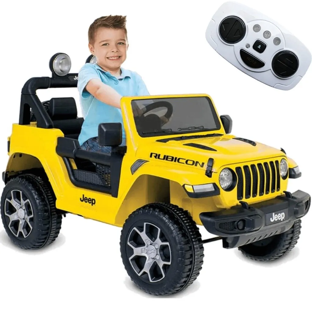 Jipe Elétrico Infantil Trilha 12V com Controle Remoto Bandeirante