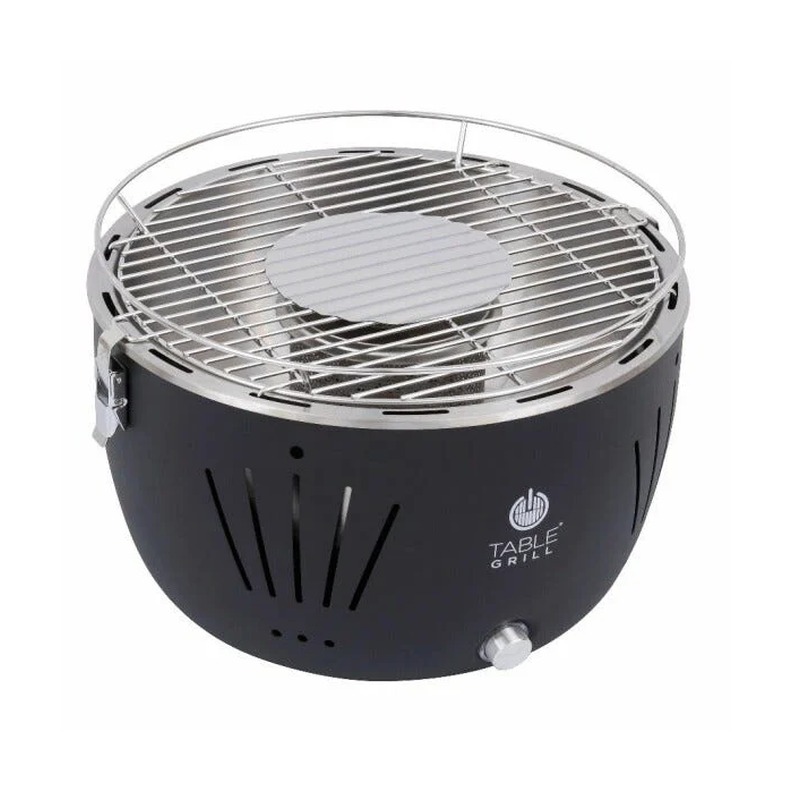 Churrasqueira Portátil Sem Fumaça TableGrill a Carvão com Cooler Turbo
