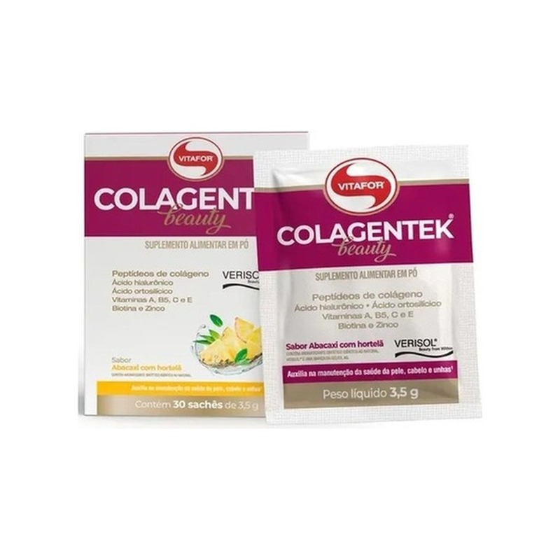 Colágeno Hidrolisado com Ácido Hialurônico Vitafor Colflex Bio (60 Cápsulas)