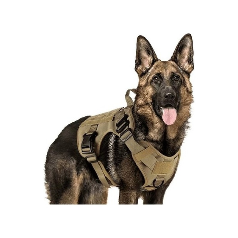 Peitoral Tático Militar K9 com Travas de Metal e Velcros