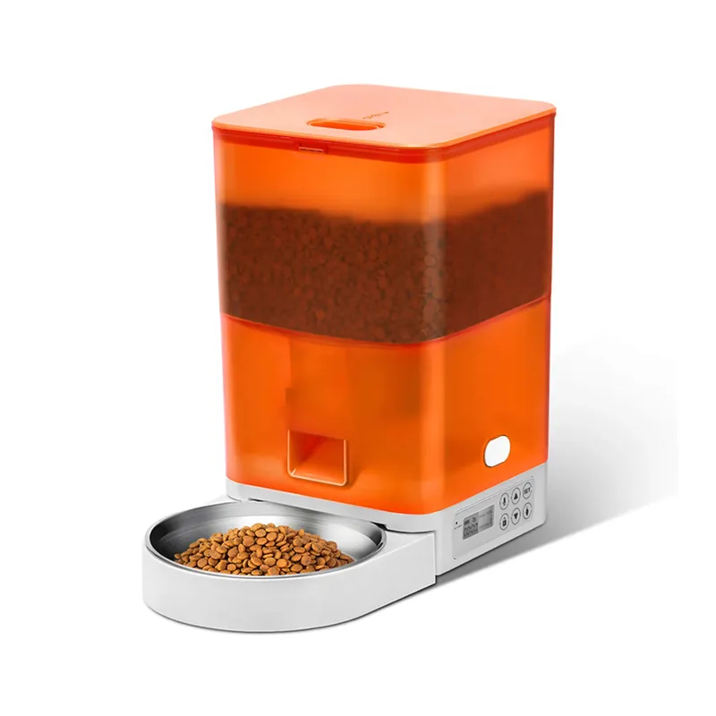 Comedouro Automático Inteligente Pet Want Com Timer Digital e Wi-Fi 4L