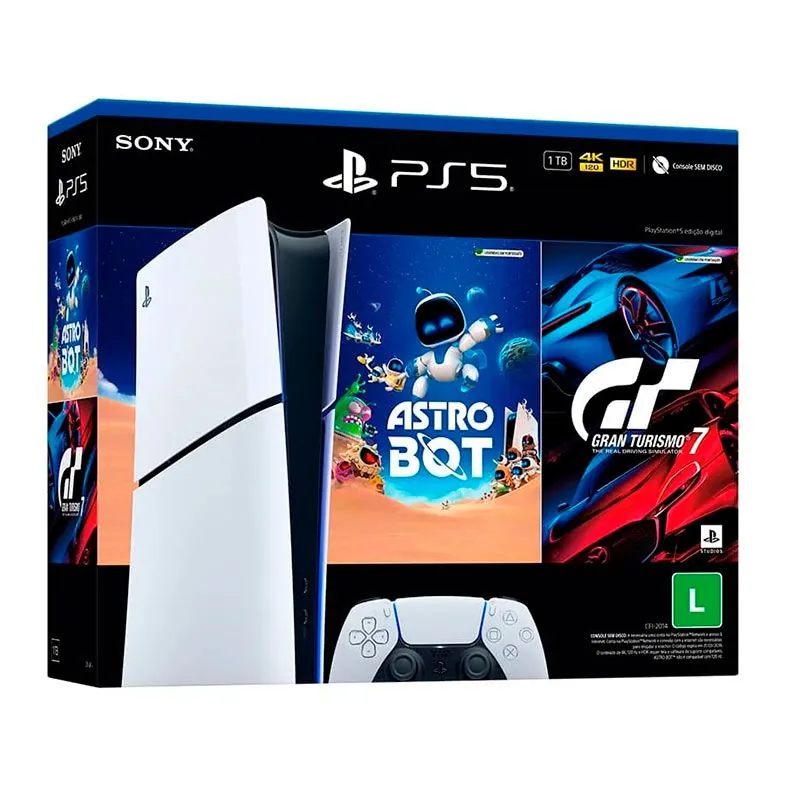 Sony PlayStation 5 Slim 1TB Edição Digital