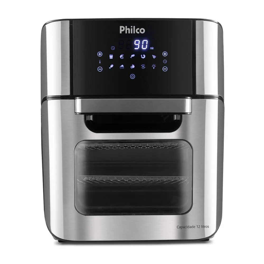Forno e Fritadeira Philco Airfryer Oven PFR2200 12 Litros Inox
