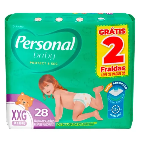 Fralda Personal VIP Protect Mega