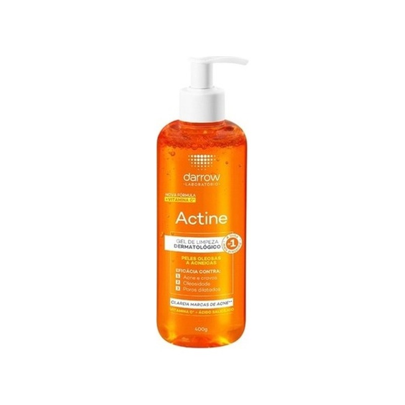 Darrow Actine Gel de Limpeza Pele Oleosa e Acneica 400g