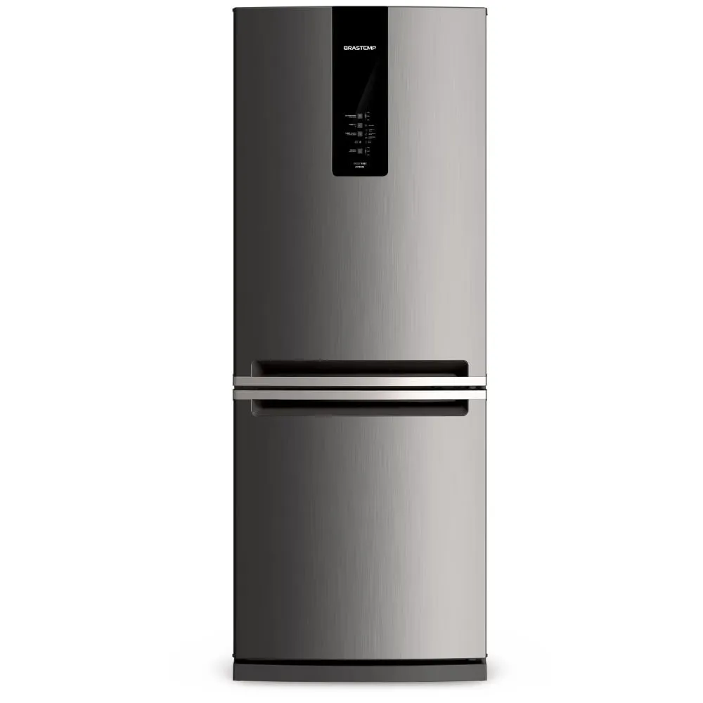 Geladeira Brastemp Frost Free Inverse 443 Litros Inox BRE57AK
