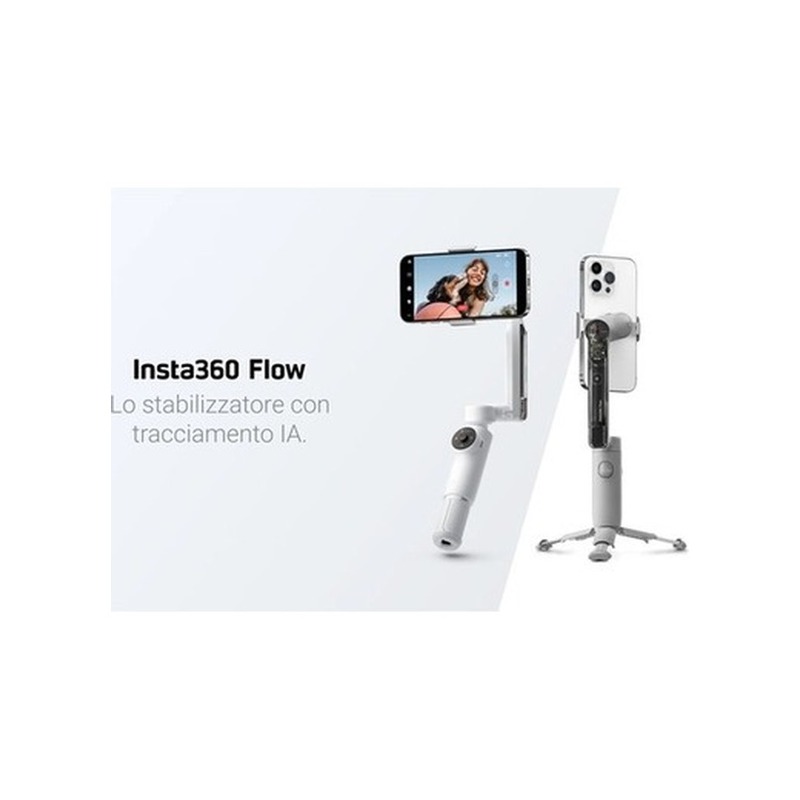 Estabilizador Gimbal Insta360 Flow com Rastreamento por IA Deep Track 3.0