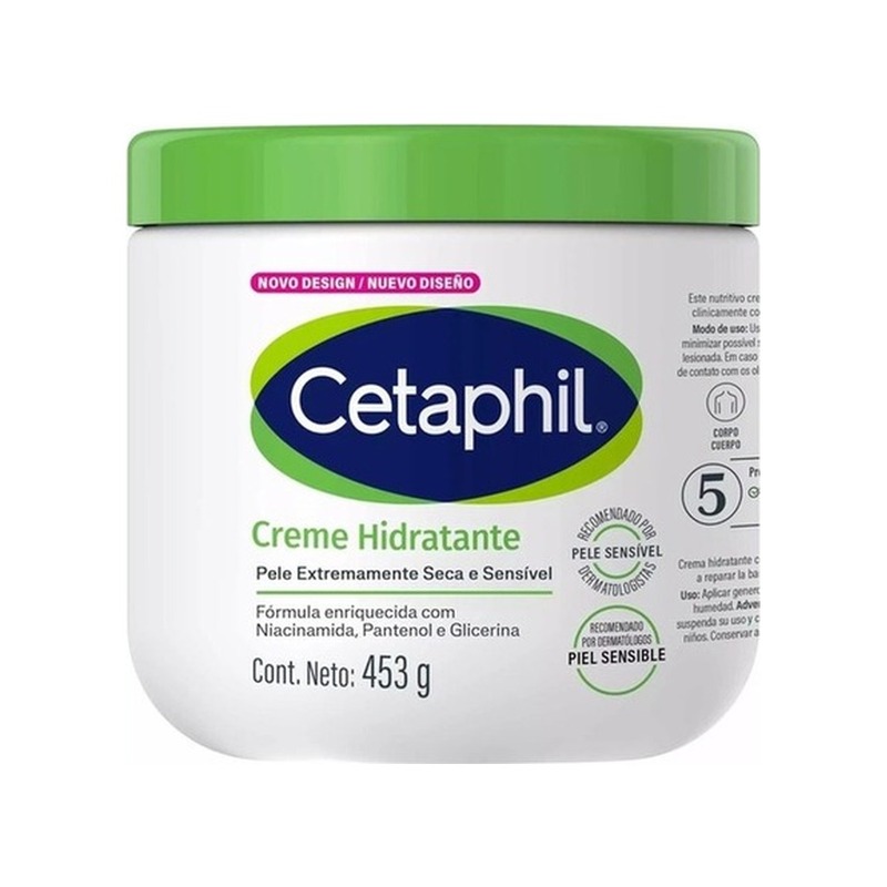 Cetaphil Creme Hidratante Pele Seca e Sensível (453g)