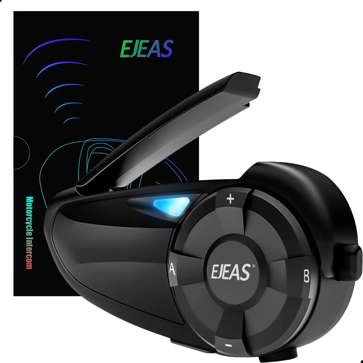 Intercomunicador de Capacete EJEAS Q7 Bluetooth 5.0 com Rádio FM