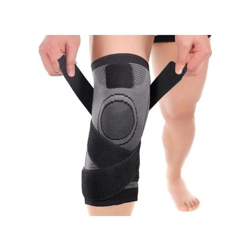 Joelheira Elástica de Compressão 3D com Silicone R10 Sports