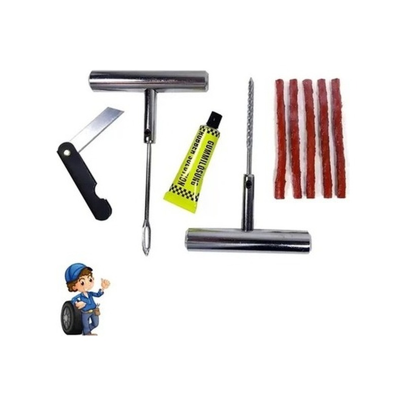 Kit Remendo de Pneu Profissional Lee Tools Cabo T Aço