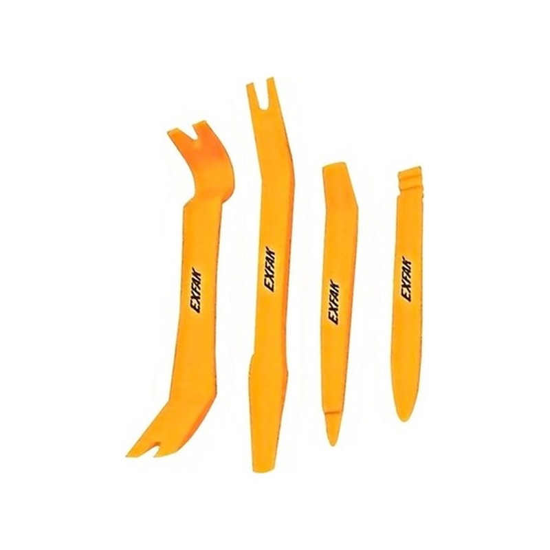 Kit 4 Espátulas de Desmontagem de Acabamento e Forro de Porta