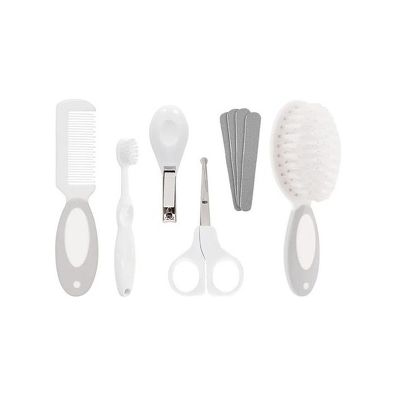 Kit de Cuidados e Higiene do Bebê Buba 7 Peças com Estojo Rígido