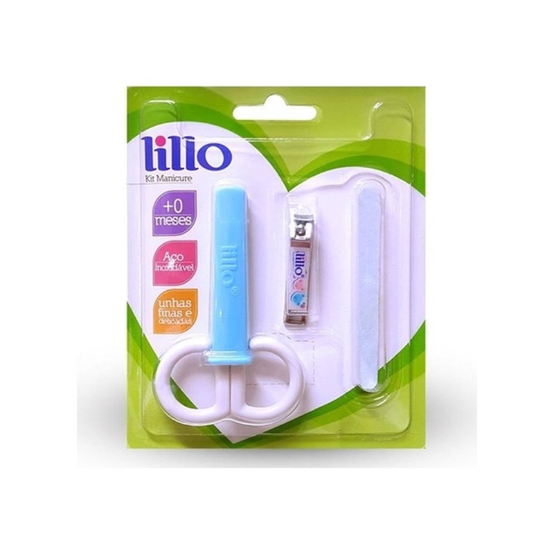 Kit Manicure para Bebê Lillo 3 Peças