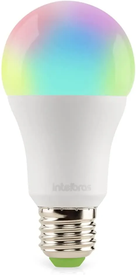 Lâmpada Inteligente Intelbras EWS 407 Wi-Fi RGB