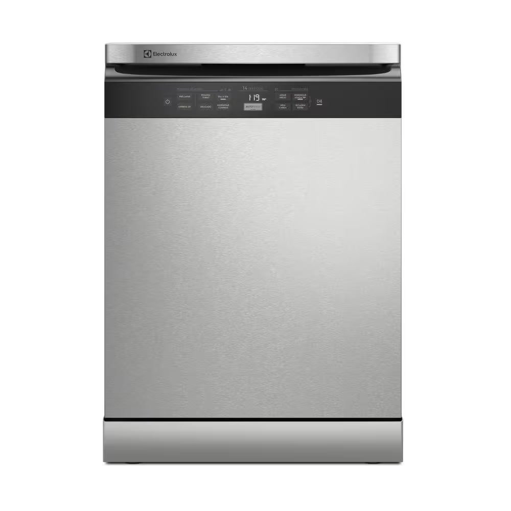 Lava-Louças Electrolux 14 Serviços Inox com Função Higienizar LL14X