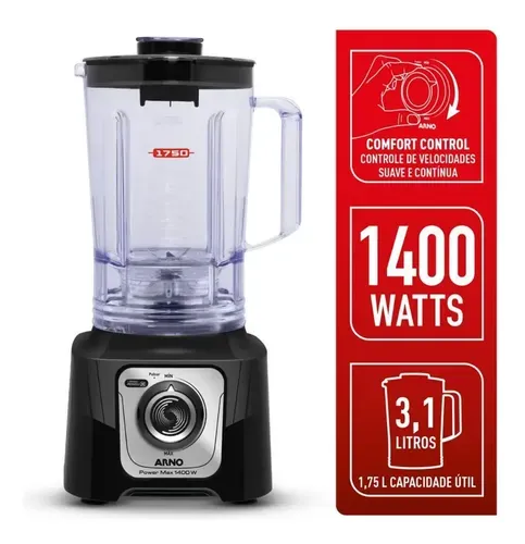 Liquidificador Arno Power Max 1400W