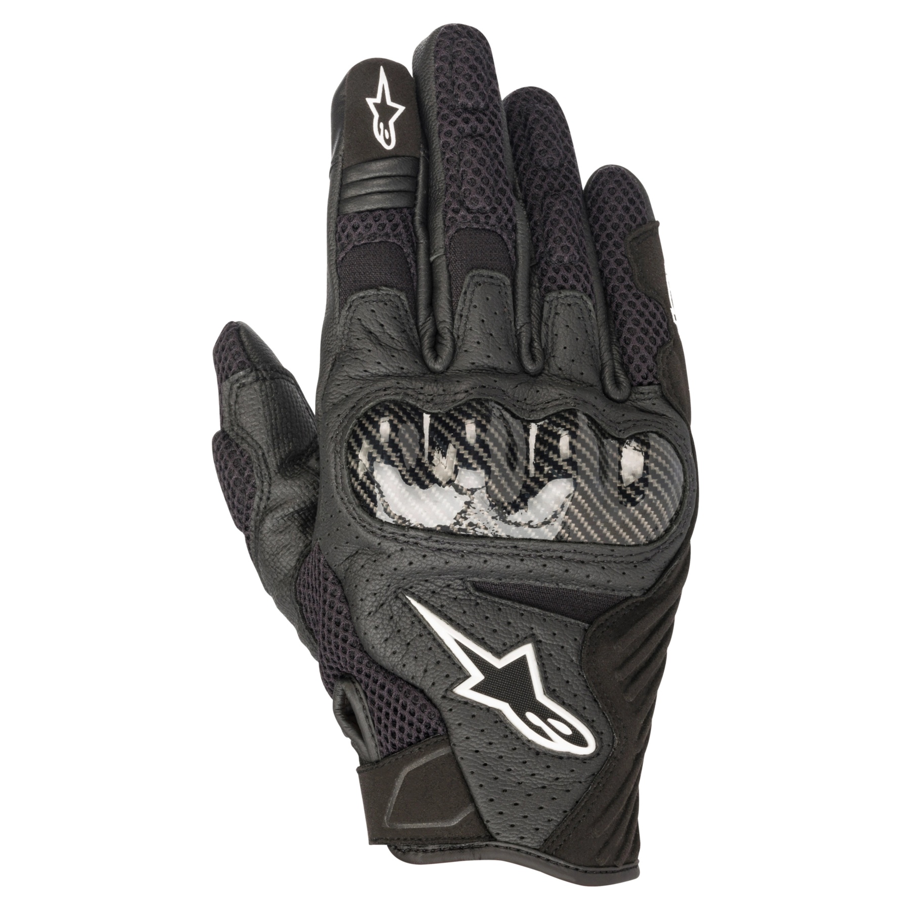 Luva Alpinestars SMX-1 Air V2 com Malha Ventilada e Carbono