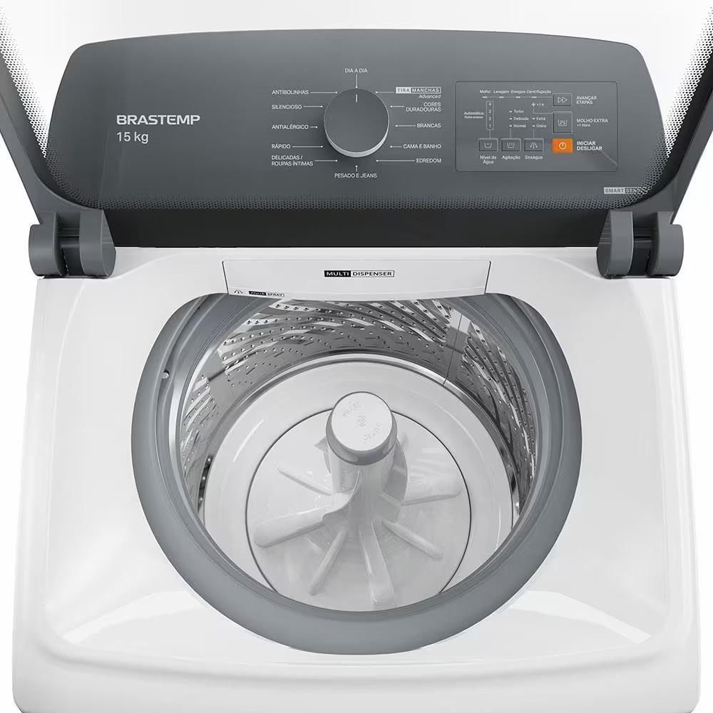 Máquina de Lavar Brastemp 15kg Ciclo Tira Manchas BWF15AB
