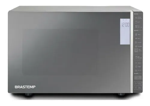 Micro-ondas Brastemp 32L Inox Espelhado Grill BMG45AR