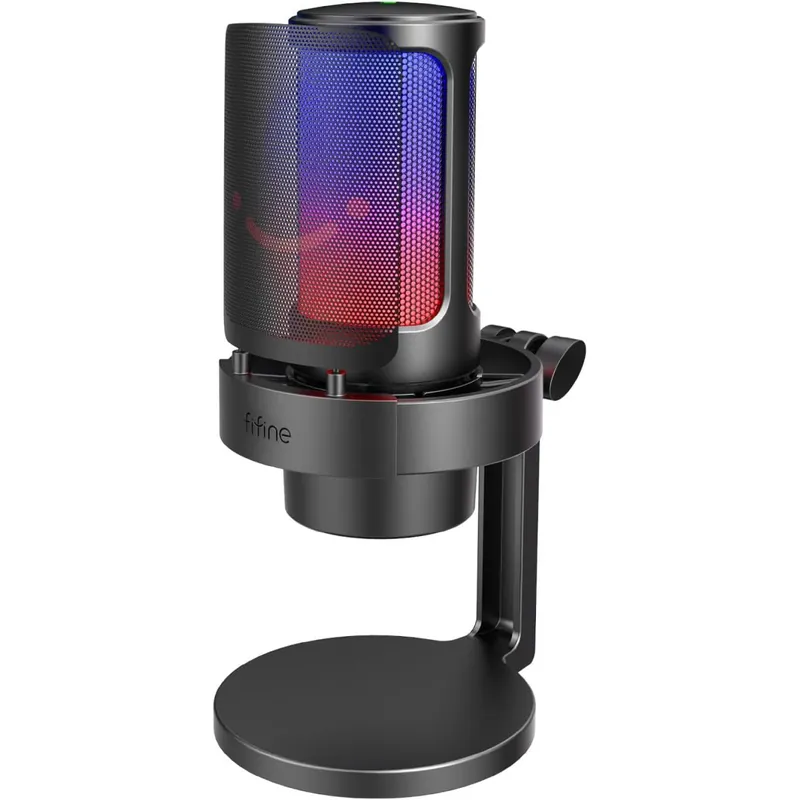 Fifine AmpliGame A8 USB Cardióide com Pop Filter