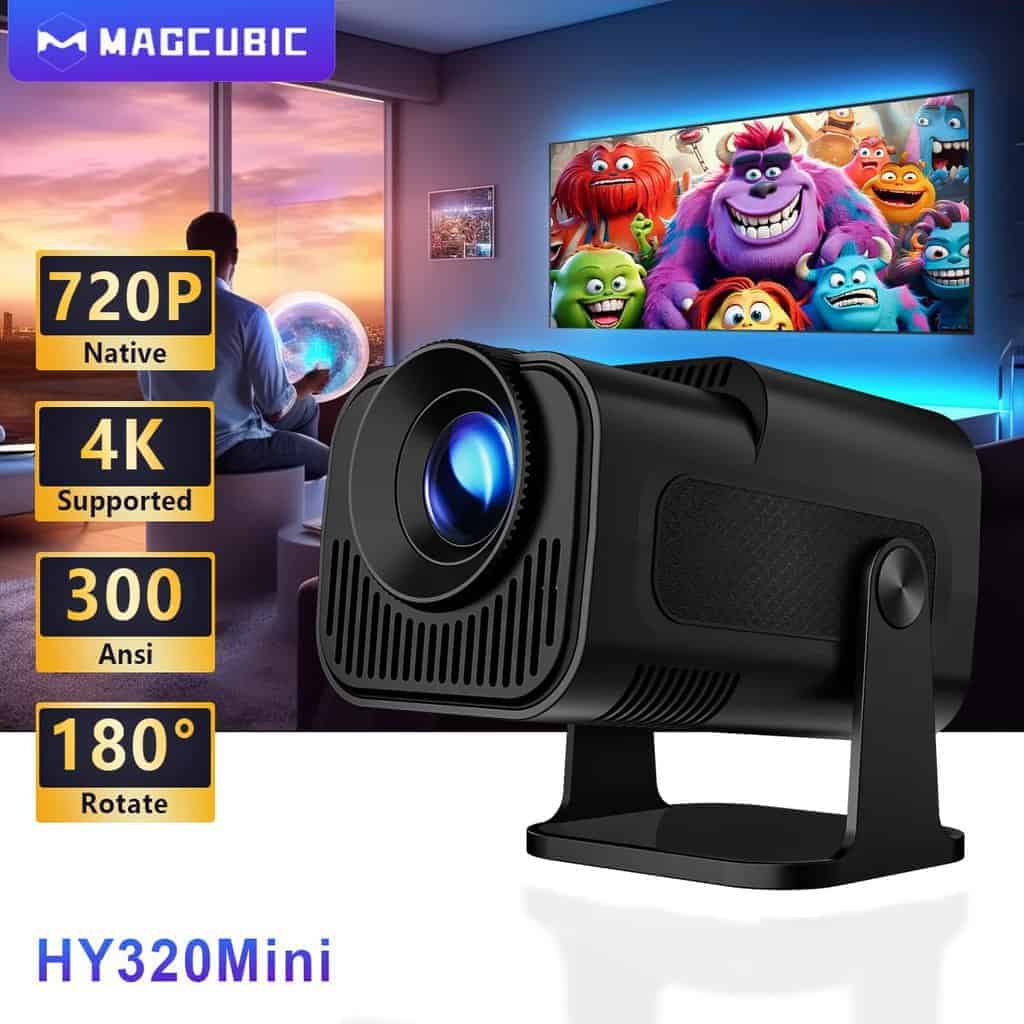 Mini Projetor Smart Magcubic Hy320 Full HD