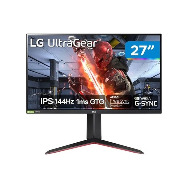 Monitor Gamer LG UltraGear 27GN65R 27 Polegadas IPS 144Hz 1ms