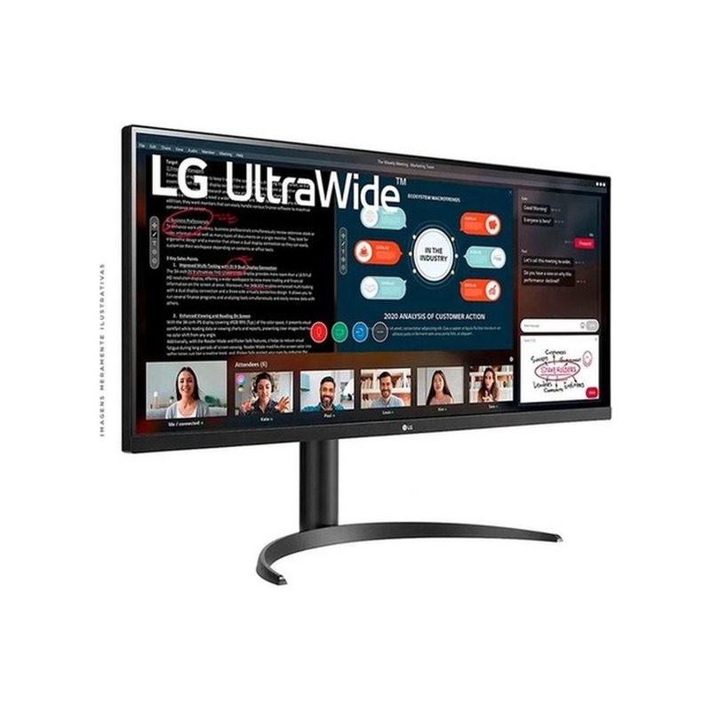 Monitor LG 34WP550 34 Polegadas UltraWide Full HD IPS HDR10