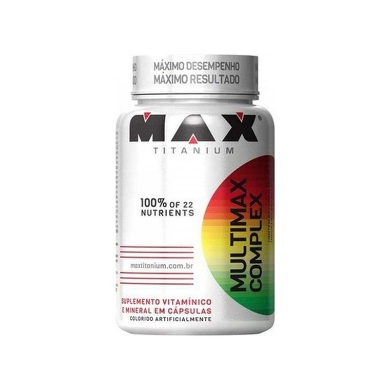 Multivitamínico Multimax Complex Max Titanium (90 Cápsulas)
