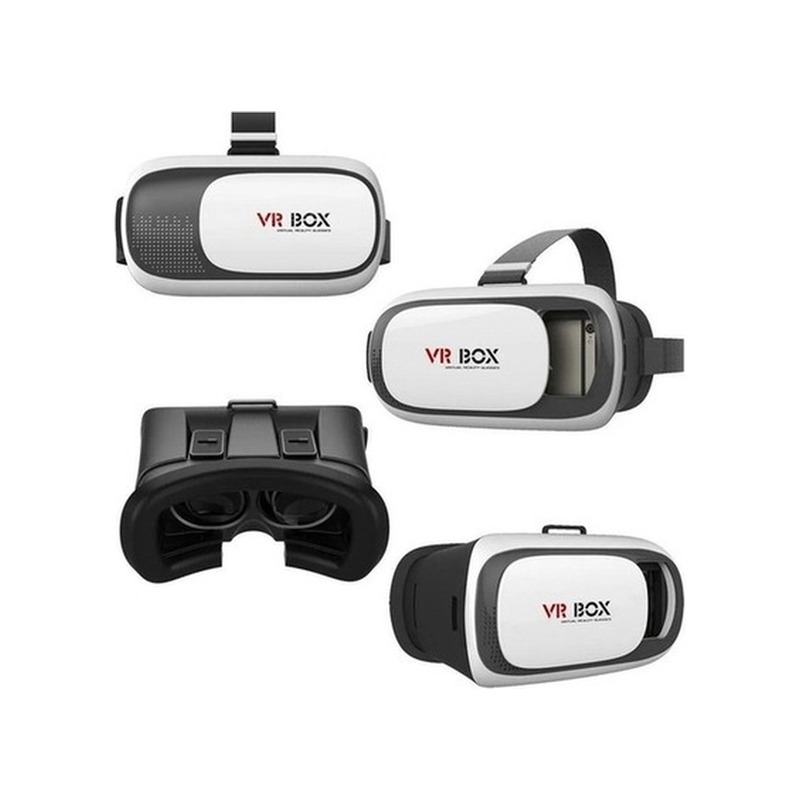 Óculos de Realidade Virtual 3D VR Box 2.0 com Controle Bluetooth para Smartphone