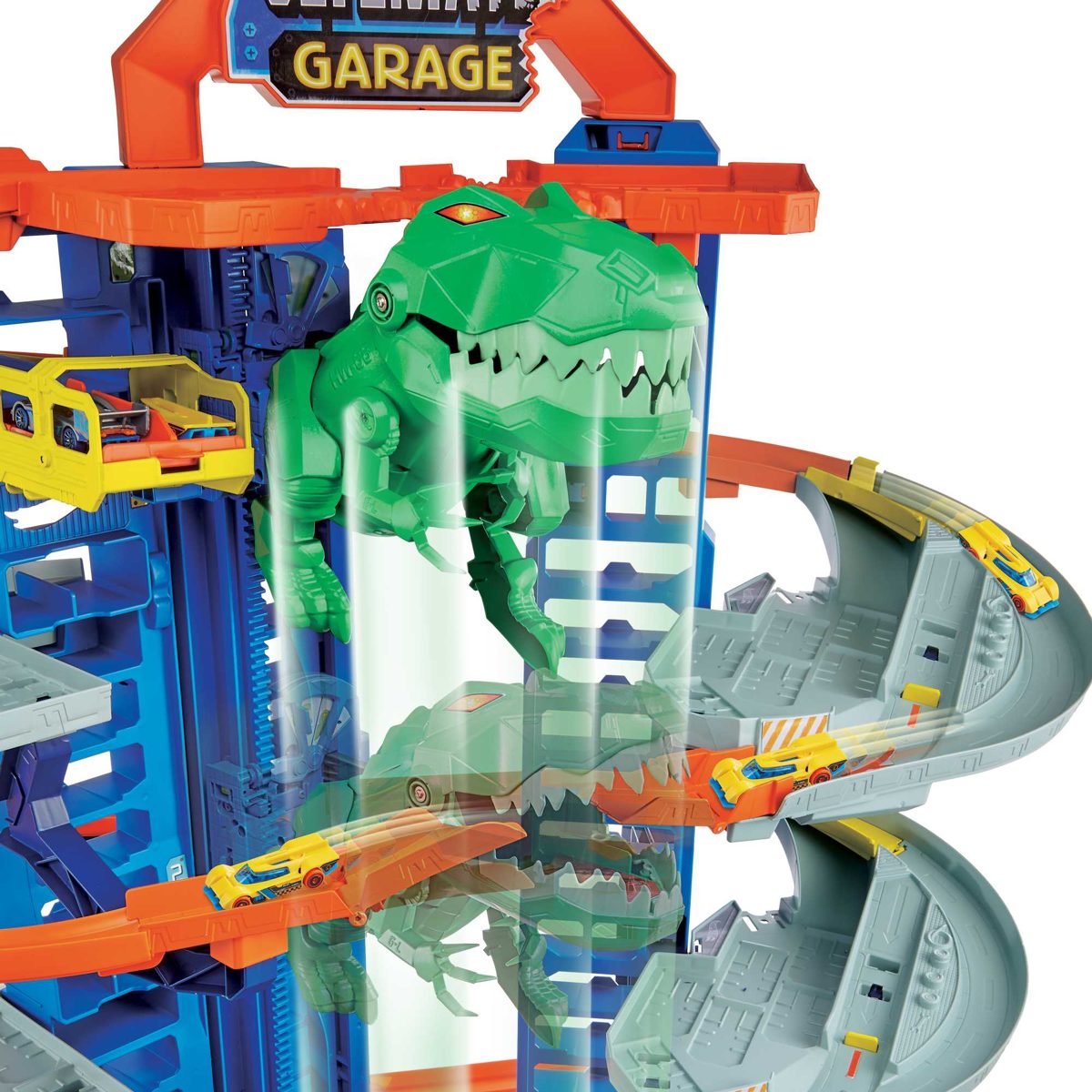 Hot Wheels Garagem Gigante Ultimate Garage com T-Rex Mattel GJL14