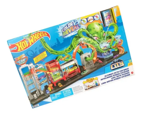 Hot Wheels Pista Lava Rápido Mega Ataque do Polvo com Mudança de Cor