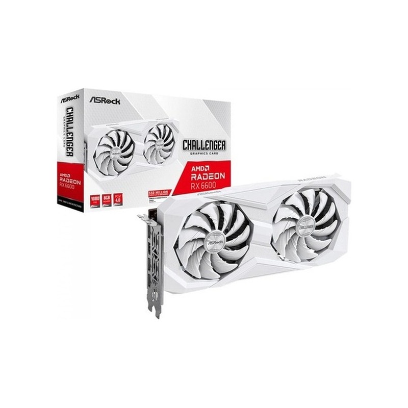 Placa de Vídeo ASRock AMD Radeon RX 6600 Challenger D 8GB