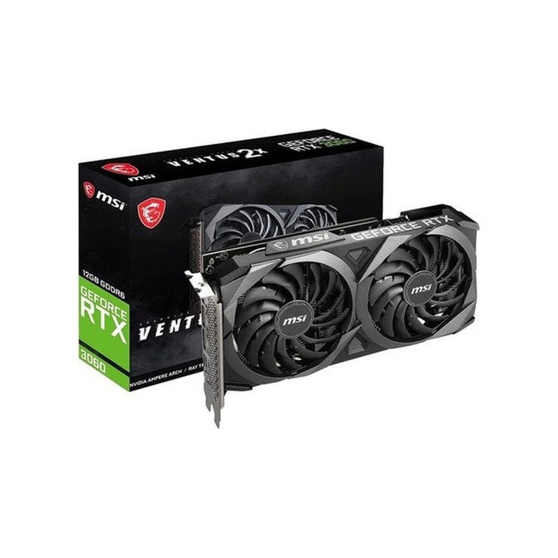 Placa de Vídeo MSI GeForce RTX 3060 Ventus 2X 12GB GDDR6