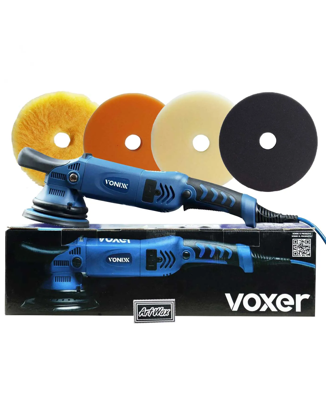 Politriz Roto-Orbital Vonixx Voxer 15mm 900W Profissional