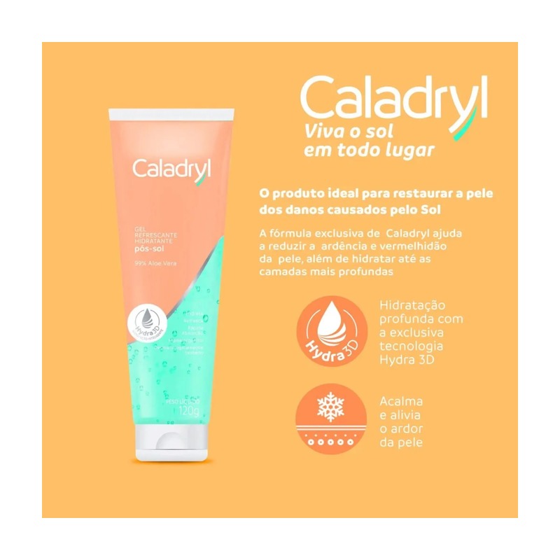 Caladryl Pós-Sol Gel Hidratante Alívio Imediato