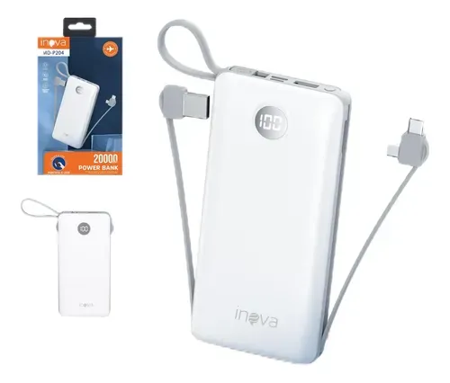 Carregador Portátil Inova 20.000mAh Econômico