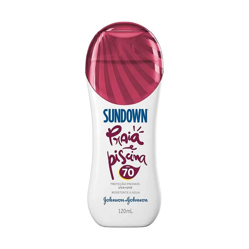 Protetor Solar Sundown Praia e Piscina FPS 70 Resistente à Água