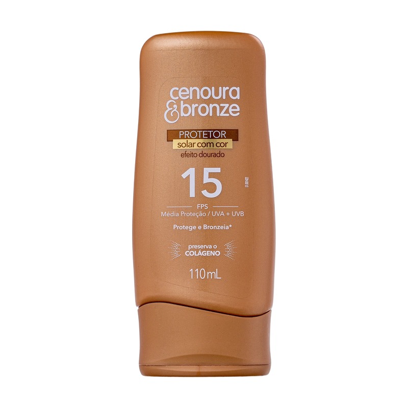 Óleo Bronzeador Cenoura & Bronze FPS 15 Efeito Dourado