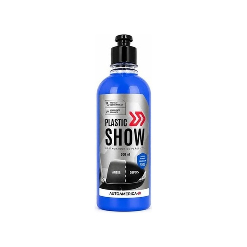 Renovador de Plásticos e Borrachas Autoamerica Plast & Rubber 500ml