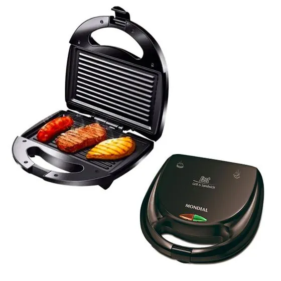 Sanduicheira e Grill Mondial Premium S-12